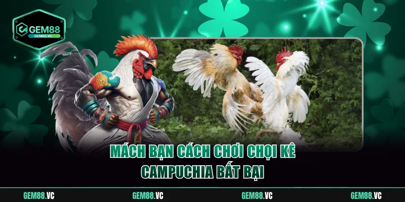 Mách bạn cách chơi chọi kê Campuchia bất bại